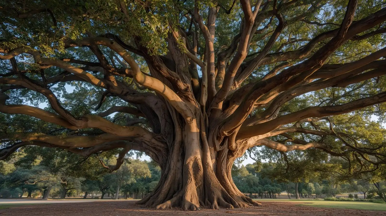 A mature sheesham (Dalbergia sissoo) tree